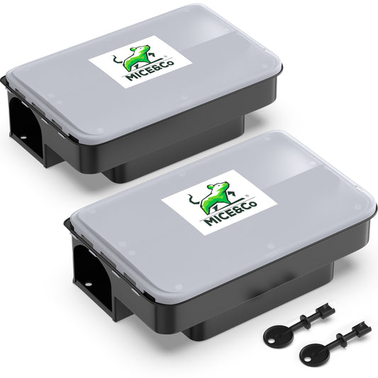 Portacebos para Ratas con Tapa Transparente - Pack 2 Unidades - Mice&Co