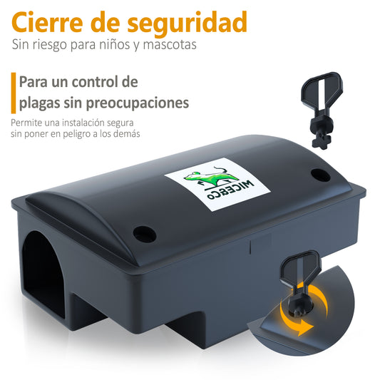 Portacebos para Ratas Grande Profesional - Pack 2 Unidades - Mice&Co